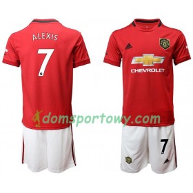 Koszulka Manchester United Alexis 7 Dziecięcy Domowe Koszulki Piłkarskie 2019-2020 Krótki Rękaw